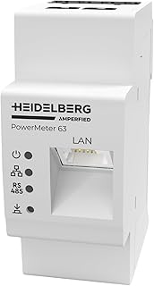 HEIDELBERG PowerMeter 63 (Stromzähler) für das PV-Überschussladen mit Connect Series Wallboxen.