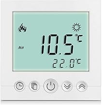 SM-PC®, Digital Thermostat Raumthermostat Fußbodenheizung Wandheizung LED weiß #a31