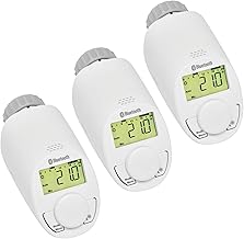 Eqiva Bluetooth Smart Elektronik-Heizkörperthermostat, mit App-Steuerung (3er-Set)