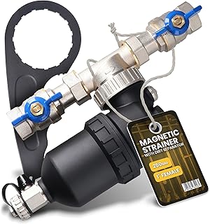 Instalguru Schlammabscheider Magnetabscheider 1“ DN25 Filter Wasserfilter Schmutzfänger Schmutz…