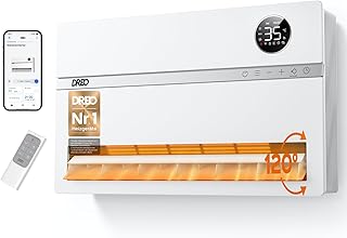 Dreo Smart Heizung Elektrisch, 2000W Elektroheizung Wandkonvektor mit Fernbedienung & App, 120° …