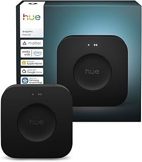 Philips Hue Bridge Pro Steuergerät für Hue-Beleuchtungssysteme, intelligente Steuerzentrale zur…