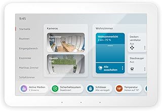 Zertifiziert und generalüberholt Echo Hub | Smart-Home-Bedienpanel (8 Zoll) mit Alexa | Kompatib…