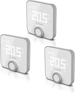 Bosch Smart Home Raumthermostat II für kabelgebundener Heizsysteme, 230 V, kompatibel mit Google…