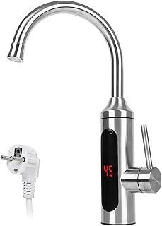 Elektrische Heizung Wasserhahn mit LED Temperaturanzeige & 360º Swivel, Sofortiger Küchenarmatu…