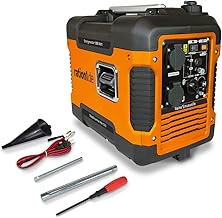 ration1 Notstromaggregat Benzin leise, Stromerzeuger, Inverter, 4-Takt Motor, Stromaggregat, USB,…