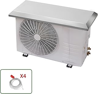 Klimaanlage Abdeckung für Außengerät, Mini Split Abdeckung, Edelstahl Minisplit Kompressor Sch…