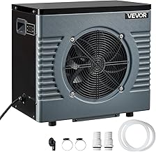 VEVOR Pool Wärmepumpe 4920 W, Elektrische Poolheizung für Aufstellpools bis 18 m³, max. COP 5,…