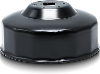 CCLIFE 80 mm Ölfilterschlüssel 3/8“ Ölfilterkappen ÖlFilter Werkzeug Auto 15-kant