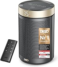 Dreo Energiesparender Heizlüfter, 34 dB Leiser 1500W Elektrischer PTC Keramik, Thermostat, Über…