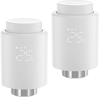 SONOFF TRVZB Smart Heizkörperthermostat, 2 Stück Smart Heizungsthermostat mit App-Funktion, Zig…