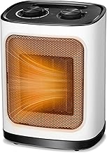 COWSAR Mini Heizlüfter Energiesparend, Heizung Elektrisch Drei Leistungsstufen – 1800W Wind Eins…