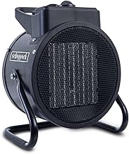 Scheppach EH3000 Elektro Heizer 3000W 2000W stufenlos | 320 m³/h Luftmenge | 5–85 °C | Ventil…