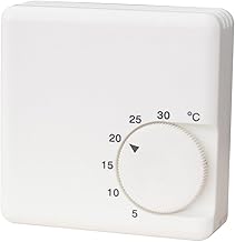 Simon – Mechanischer Thermostat für Heizung, Temperaturregelung 5 °C–30 °C, Aufputzmontage…