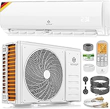 KESSER® Split Klimaanlage Set Quick Connect 12000 BTU 3,4 kW – WiFi & App Klimagerät mit Heiz…