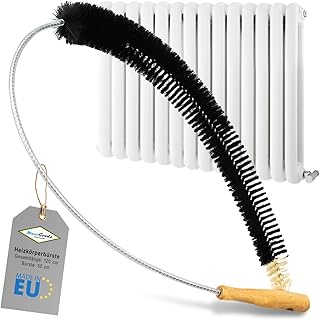 MaxxGoods Heizkörperbürste – 120 cm – Heizungsbürste mit Ziegenhaar Borsten – Ideal für die R…