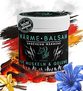 Wärmebalsam | Wohltuende Wärmecreme für Rücken, Nacken & Muskeln | Wärmende Pferdesalbe mit …