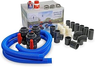 Bypass-Set für Wärmepumpen & Solaranlagen – 19-teilig – Universal Pool Bypass für Schwimmbad…