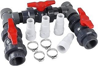 SWAWIS Bypass Pool Set Ø 50 mm Wärmepumpe Pool Anschluss-Set Poolheizung Wärmepumpe Solar Heiz…