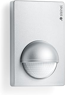Steinel Bewegungsmelder IS 180-2 silber, 180° Infrarot Bewegungssensor, Dämmerungssensor für I…