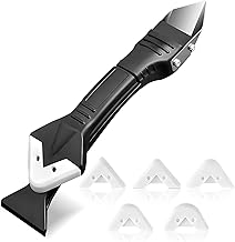 3-in-1 Silikon-Dichtungswerkzeug-Set, Entferner, Fugenschaber und Glättungswerkzeuge mit 4 austa…