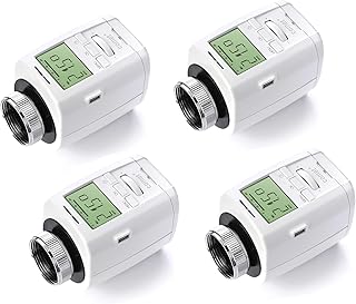 Eurotronic Comet Plus 4er Set, Heizkörperthermostat (individuell programmierbares Heizungsthermo…