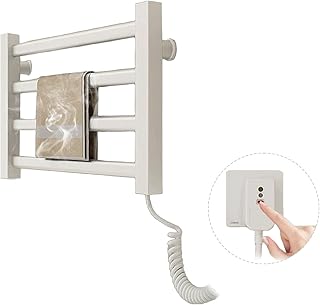 Elektrischer Handtuchtrockner, 80 W, kleines Format, intelligenter Thermostat 55 °C, Handtuchtro…