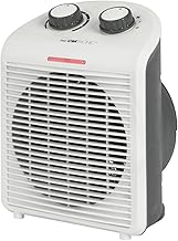 Clatronic Heizlüfter HL 3761, mobiler & kompakter Heizlüfter, 2 Heizstufen (1000/2000 W), Kalts…