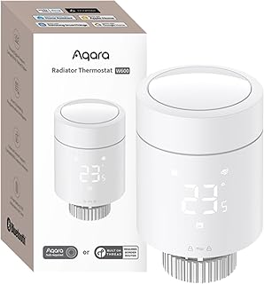 Aqara Smartes Heizkörperthermostat W600, Matter, Thread/Zigbee Thermostat, Energiesparen, Sprach…