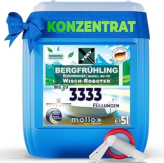 VERY® Wischroboter-Reiniger BERGFRÜHLING, 5L, auch für Saugwischer | über 3000 Füllungen | f…