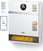 Dreo Smart Wandkonvektor, 30° Lüfterauslass, 2000W, einstellbarer Thermostat, Fernbedienung, Wo…
