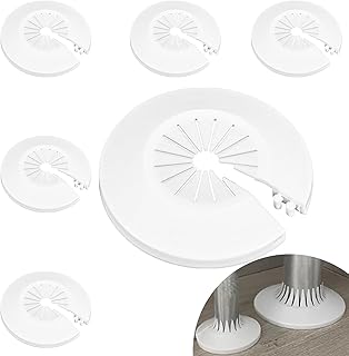 6 Stück Heizungsrohr Rosette, Universal 14-29mm Heizungsrohr Verkleidung, Einzel Rosetten für H…