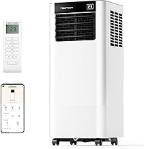 Mobile Klimaanlage 9000BTU 2,6Kw mit Abluftschlauch | 3-in-1 Mobiles Klimagerät | Fensterabdicht…