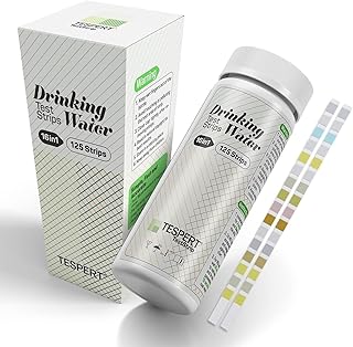 TESPERT Wassertester Trinkwasser 125 x – 16 in1 Wasserteststreifen für Trinkwasser Schnelltest -…