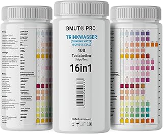 16in1 Trinkwasser Teststreifen – Wassertester 100 Stück – für Leitungswasser Wasserqualität An…
