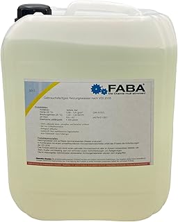 FABA Heizungswasser 10 L gebrauchsfertig nach VDI 2035 inkl. Ausgießer