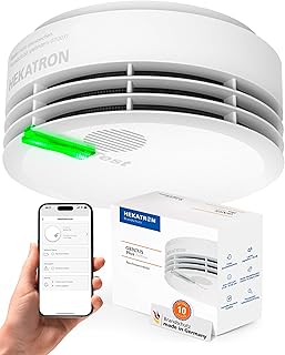 Hekatron Genius Plus – Rauchmelder 10 Jahre Batterie – Testsieger Stiftung Warentest – Made…