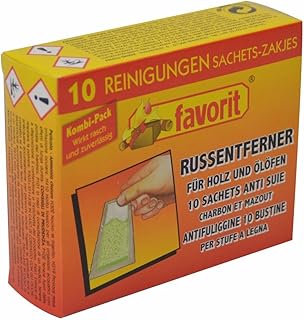 Favorit Hochleistungs-Entrusser (für Kamine, Kachel- und Ölöfen, 10 Beutel, Reinigungsmittel f…