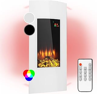 Klarstein Elektrokamin, Elektro Heizungen für Wohnzimmer & Innenräume, Elektrischer Kamin mit L…