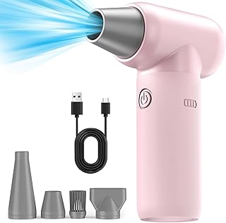 Elektrische Staubgebläse Luftdruckspray, 3-Gang 180000 U/min, Druckluft Compressed Air Duster, R…