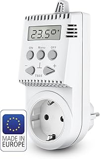 ELEKTROBOCK TS05 Steckerthermostat – Einfach zu Bedienen – Elektrische Heizungen – Infrarotheizun…