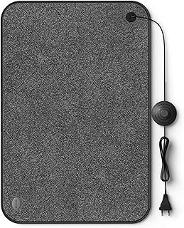 Björn&Schiller elektrischer Heizteppich mit Fußschalter, Heizmatte Fussboden, 75 Watt, Wärme f…