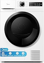 Midea MD11EH80BD Wärmepumpentrockner, 8 kg, Energieklasse D, Schnelltrocknen 35′, HealthGuard, S…