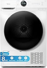 Midea MD20EH80WB-A3 Wärmepumpentrockner, 8 kg, Energieklasse C, UV Hygience, Knitterschutz, Sanf…
