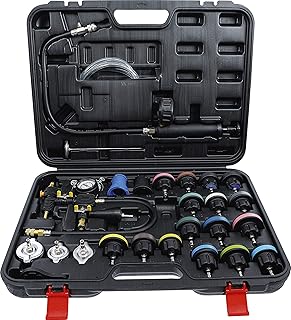 BGS Diy 98098 | Kühlsystem-Abdruck und Prüfgerät inkl. Befüllsystem | 27-tlg.