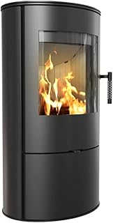 KRATKI Kaminofen aus stahl ROLLO bereit Satz Ø 150 7 kW mit Raumluftunabhängig, Bblass Verkleid…