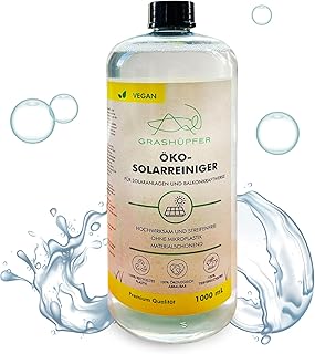 GRASHÜPFER® Öko Solar- und Photovoltaik Reiniger 1000 ml Konzentrat – Spezialreiniger für Bal…