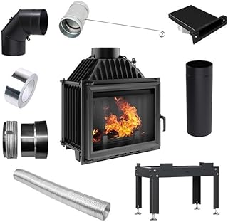 Guss Kamineinsatz Kratki Maja 8 kW Heizeinsatz + Zubehör