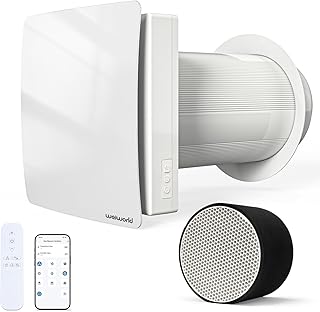 VT501 Dezentrale Wohnraumlüftung mit Wärmerückgewinnung, 150 mm Wandlüfter mit Keramik-Wärme…