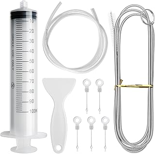 9 Stück Kühlschrank Abflussloch Reinigungsset, Kühlschrank Reinigungsset Enteisungsschaufel Ab…